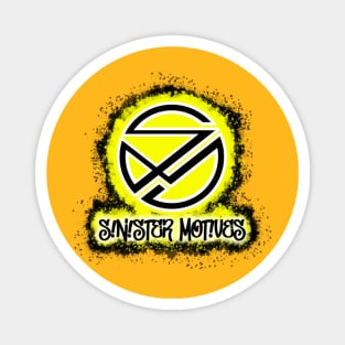 Sinister Motives logo  yellow Magnet